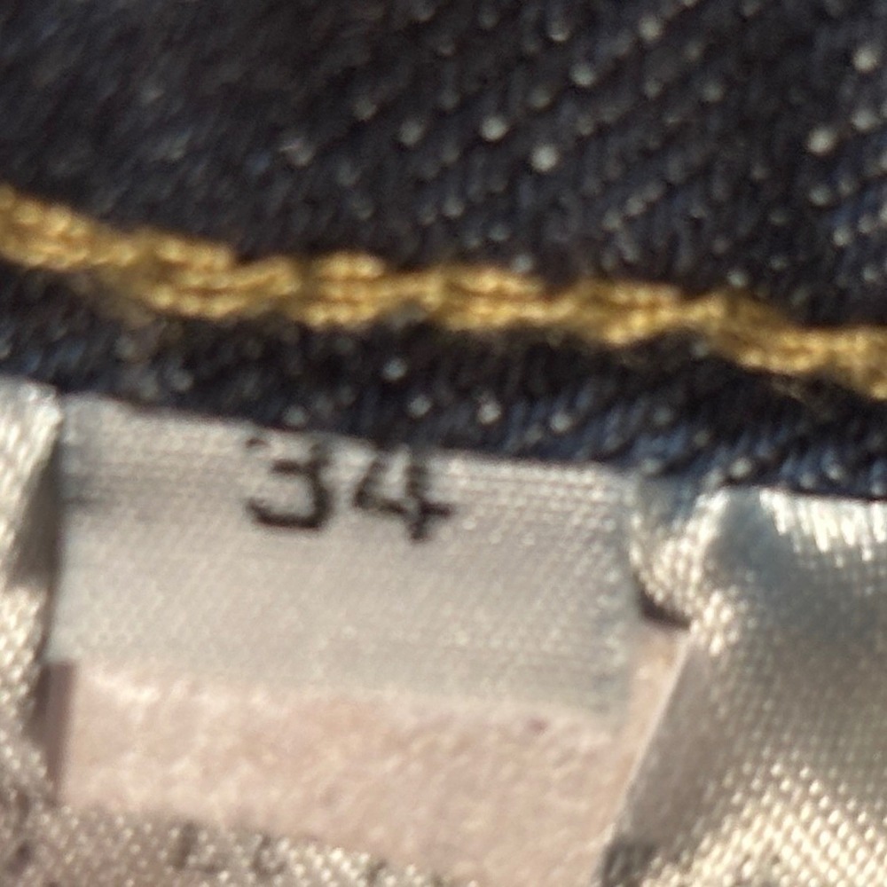 Acne Studios Tram Lt  Women's  size 24 distressed  Slim Jeans Dark Wash Blue - Picture 6 of 16